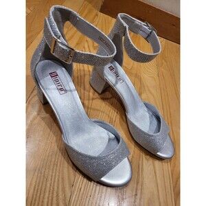 IDIFU Womens Candie Low Block Heel Sandals Peep Toe Chunky Ankle Strap Shoe Sz 7